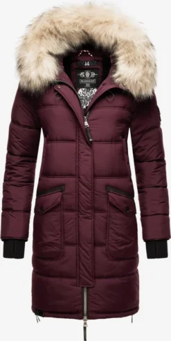 Marikoo Manteaux Dhiver Manteau D’hiver Chaskaa Femme Bordeaux