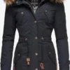 Marikoo Parkas Parka D’hiver Femme Bleu Nuit