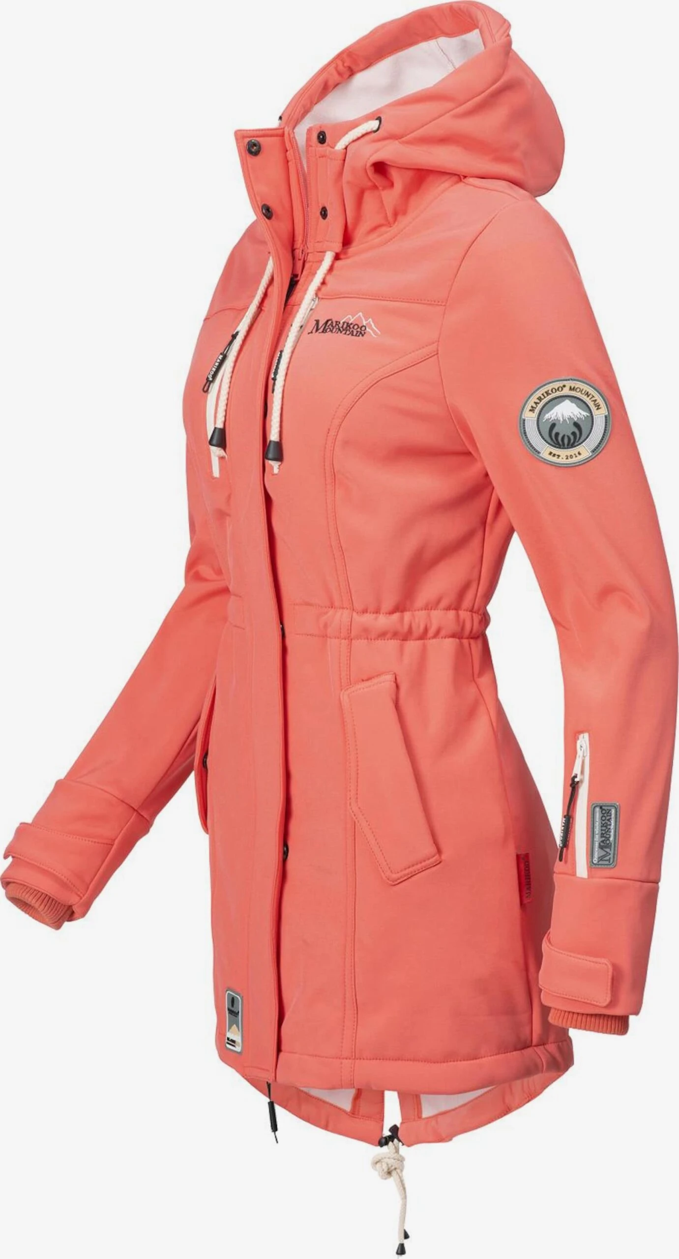 Marikoo Manteaux De Pluie Manteau Fonctionnel Zimtzicke Femme Corail 3 Marikoo Manteaux De Pluie Manteau Fonctionnel Zimtzicke Femme Corail – Image 3