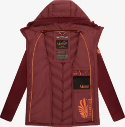 Marikoo Vestes De Mi-saison Veste Mi-saison Femme Rouge / Bordeaux -Marikoo e9f60cb24282068dd149764c6e8dd603
