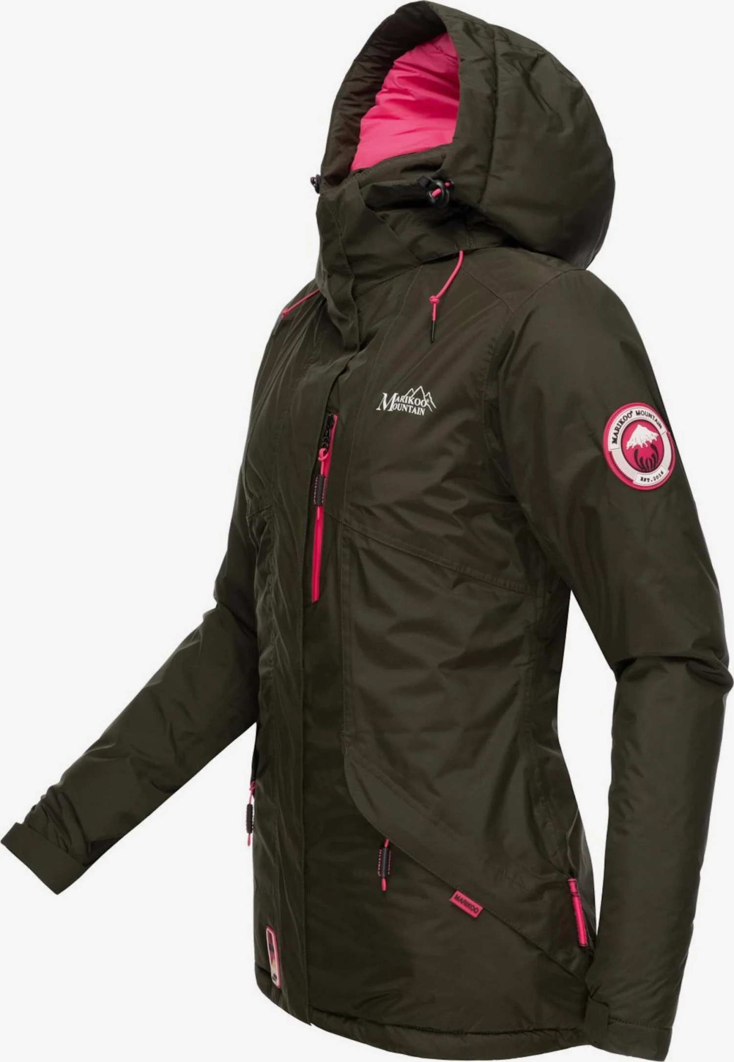 Marikoo Vestes Dextérieur Veste Fonctionnelle Rabeaa Femme Olive 2 Marikoo Vestes Dextérieur Veste Fonctionnelle Rabeaa Femme Olive – Image 2