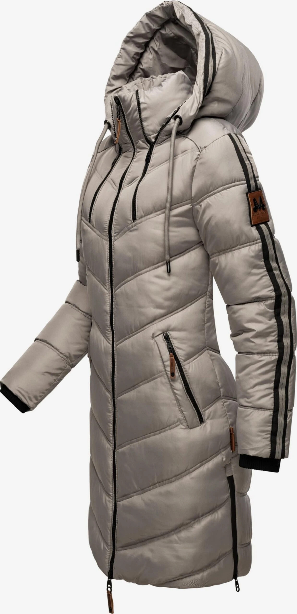 Marikoo Manteaux Dhiver Manteau D’hiver Armasa Femme Gris 2 Marikoo Manteaux Dhiver Manteau D’hiver Armasa Femme Gris – Image 2