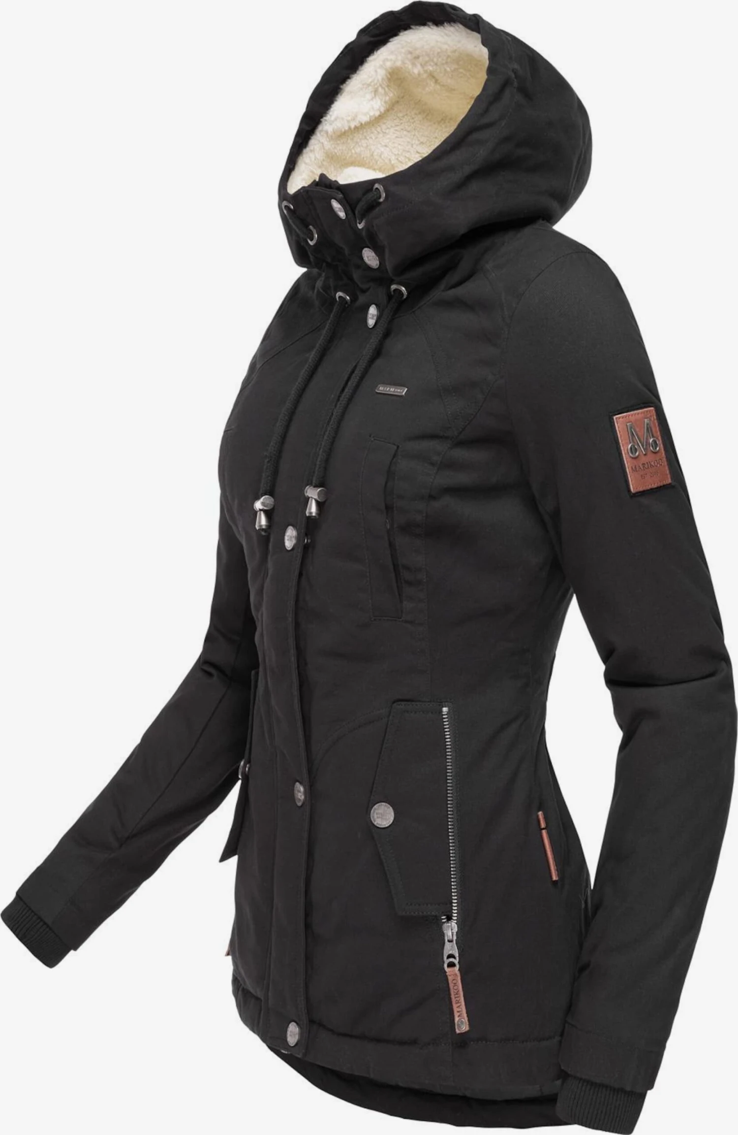 Marikoo Vestes Dhiver Veste D’hiver Bikoo Femme Noir 2 Marikoo Vestes Dhiver Veste D’hiver Bikoo Femme Noir – Image 2