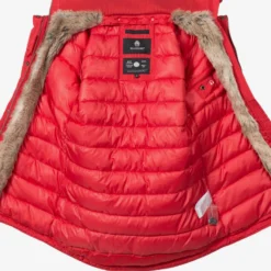 Marikoo Parkas Parka D’hiver Grinsekatze Femme Rouge -Marikoo eff66c2ab3ef41ff73bcaa3ecc1431c3