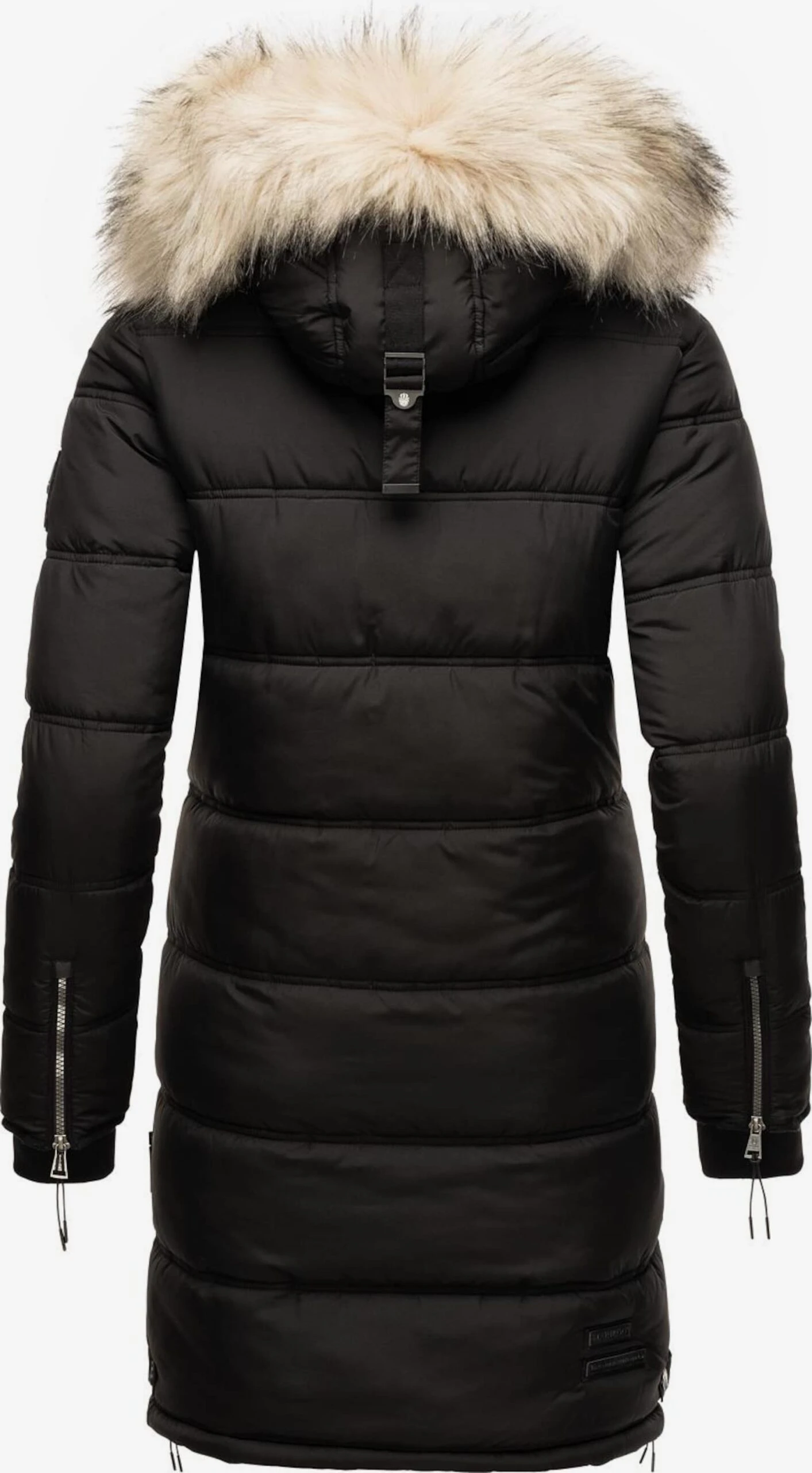 Marikoo Manteaux Dhiver Manteau D’hiver Chaskaa Femme Noir 3 Marikoo Manteaux Dhiver Manteau D’hiver Chaskaa Femme Noir – Image 3
