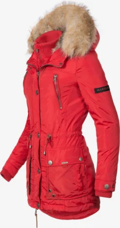 Marikoo Parkas Parka D’hiver Grinsekatze Femme Rouge -Marikoo f2956045bfb80b488f1afa4823c77ac3 scaled