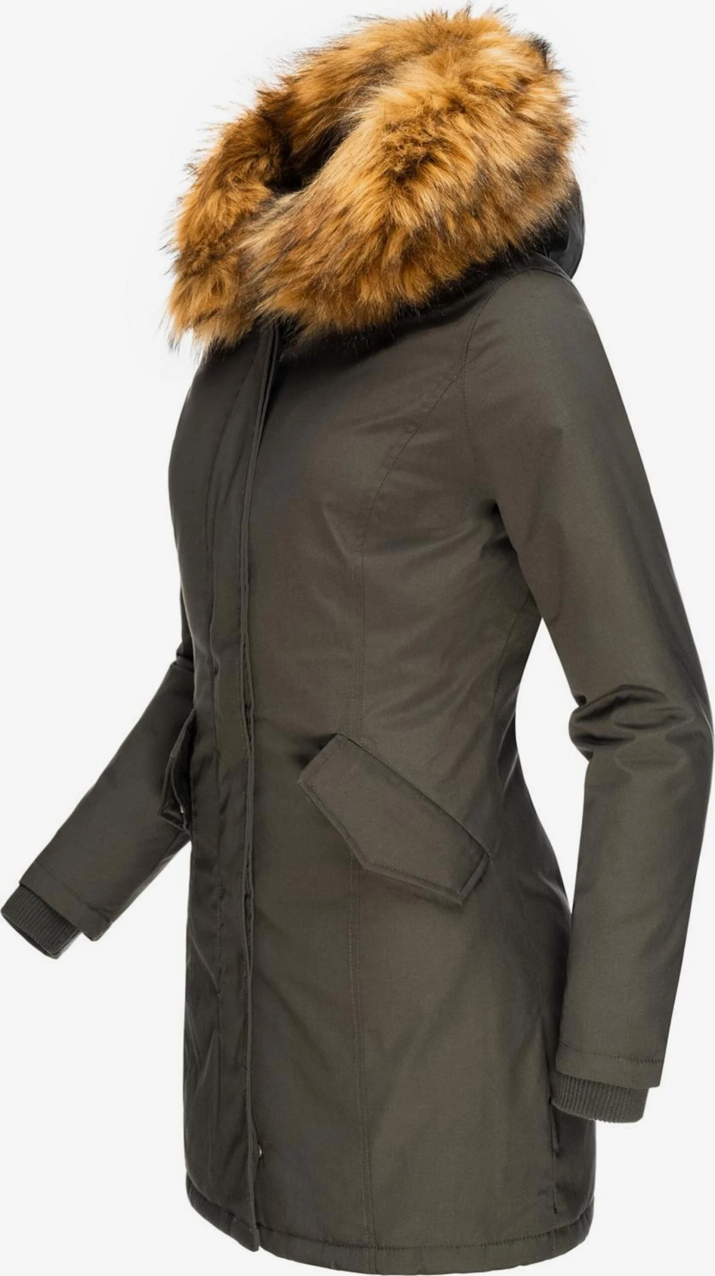 Marikoo Parkas Parka D’hiver Karmaa Femme Anthracite 2 Marikoo Parkas Parka D’hiver Karmaa Femme Anthracite – Image 2