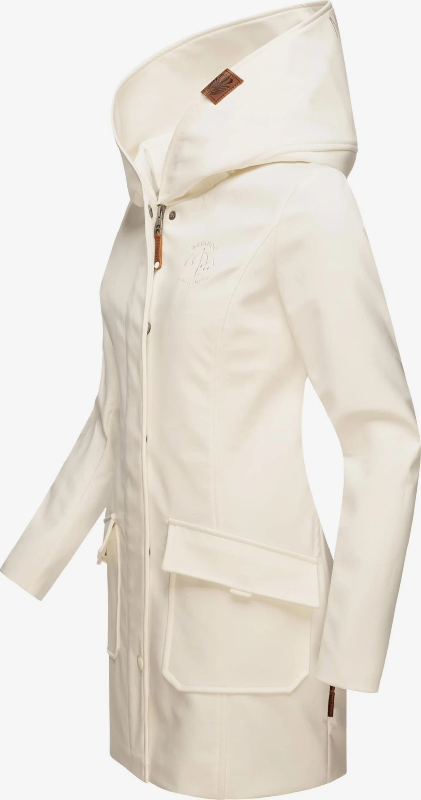 Marikoo Manteaux De Pluie Manteau Fonctionnel Mayleen Femme Blanc Cassé 2 Marikoo Manteaux De Pluie Manteau Fonctionnel Mayleen Femme Blanc Cassé – Image 2