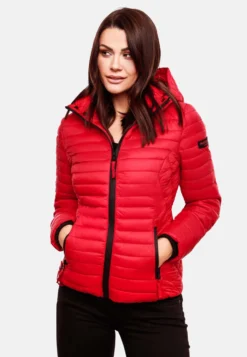 Marikoo Vestes De Mi-saison Veste Mi-saison Samtpfote Femme Rouge -Marikoo f3dd6b90e72ac97aa0592a287332c7bd scaled