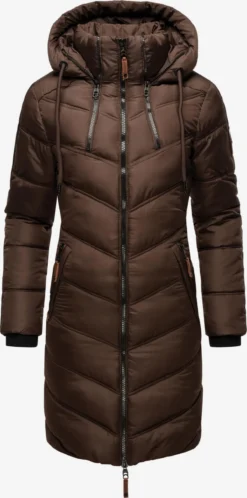 Marikoo Manteaux Dhiver Manteau D’hiver Armasa Femme Marron