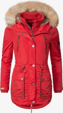 Marikoo Parkas Parka D’hiver Grinsekatze Femme Rouge -Marikoo f60303679228a48ae25b08bed327dde4 scaled