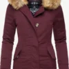 Marikoo Parkas Parka D’hiver Karmaa Femme Lie De Vin