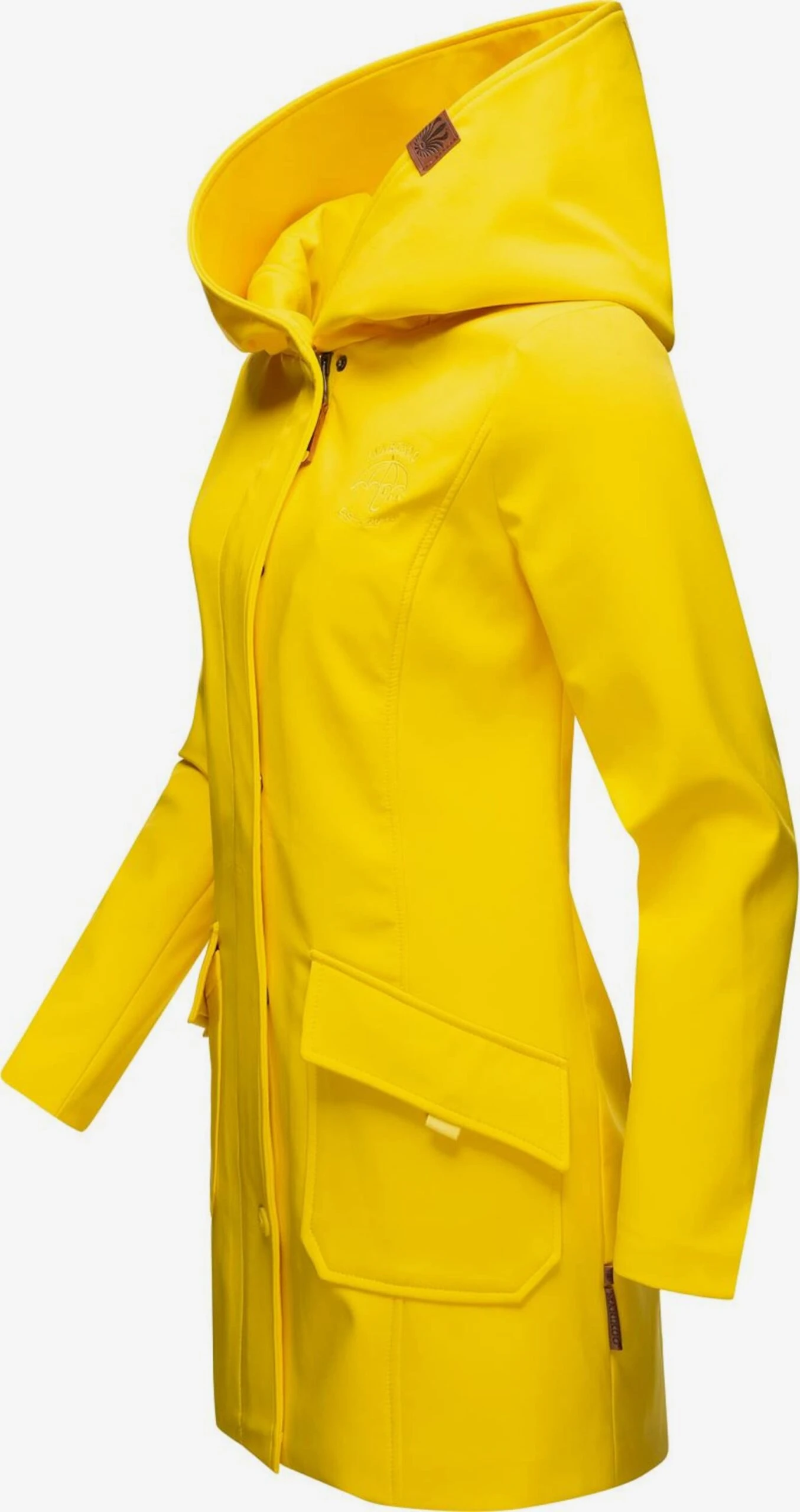 Marikoo Manteaux De Pluie Manteau Fonctionnel Mayleen Femme Jaune 4 Marikoo Manteaux De Pluie Manteau Fonctionnel Mayleen Femme Jaune – Image 4
