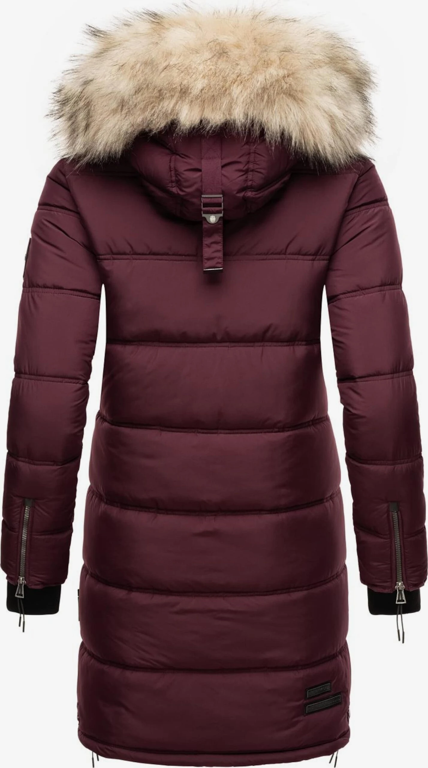 Marikoo Manteaux Dhiver Manteau D’hiver Chaskaa Femme Bordeaux 3 Marikoo Manteaux Dhiver Manteau D’hiver Chaskaa Femme Bordeaux – Image 3