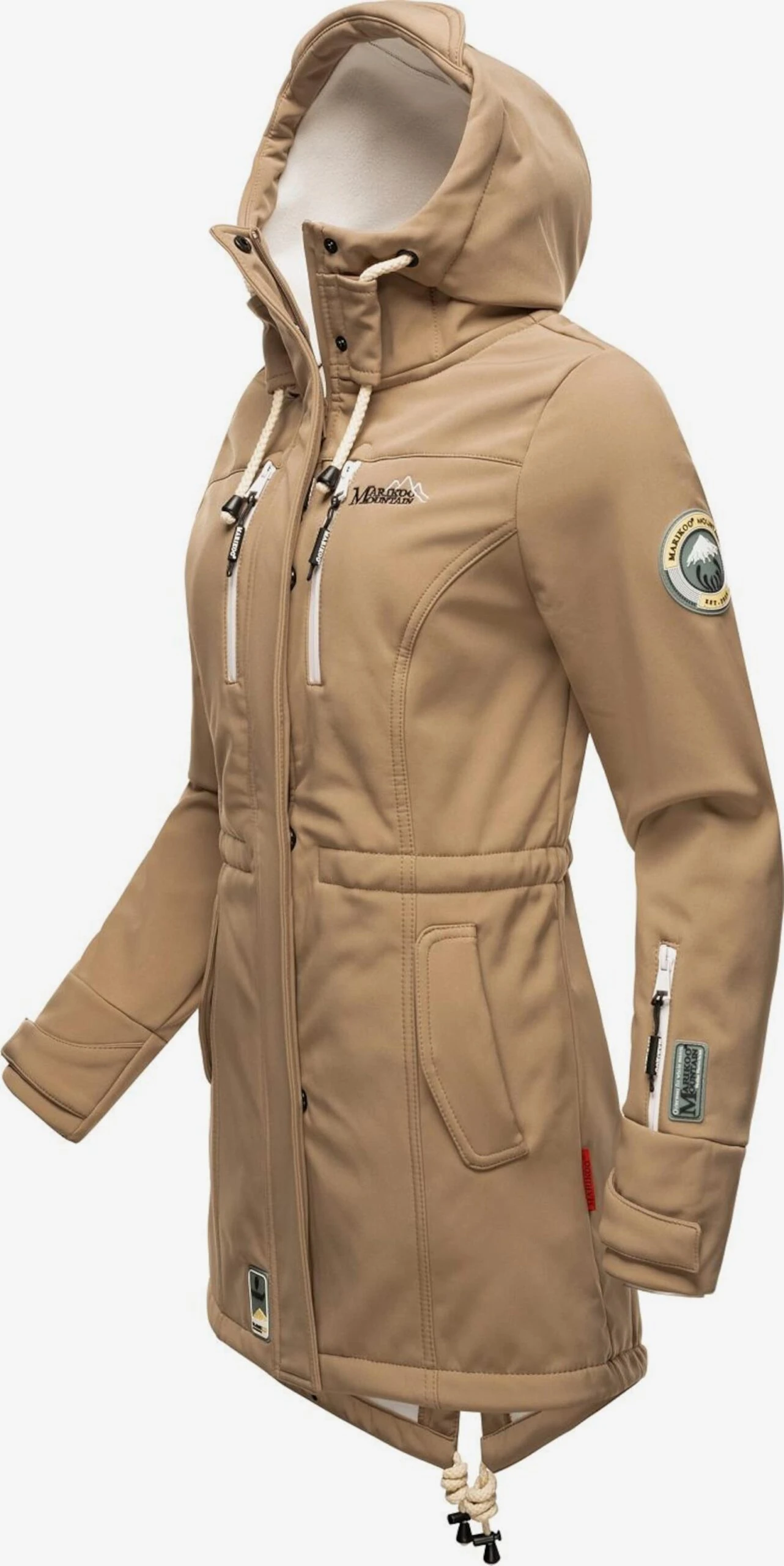Marikoo Manteaux De Pluie Manteau Fonctionnel Zimtzicke Femme Noisette 2 Marikoo Manteaux De Pluie Manteau Fonctionnel Zimtzicke Femme Noisette – Image 2