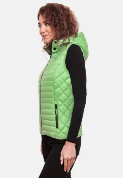 Marikoo Vestes Sans Manches Gilet Femme Vert -Marikoo fd8e54d6a776772959b510aad5d6e278 scaled