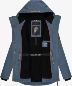 Marikoo Vestes De Mi-saison Veste Mi-saison Babetaa Femme Bleu-gris -Marikoo feefdeb518c0f831b0a57245c299327e scaled